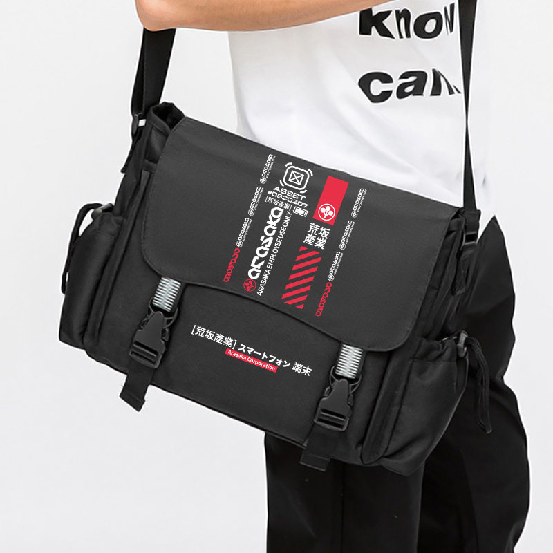 Cycling Commuter Bag - アニメ サイバーパンク2077 コスプレ シングルショルダー クロスボディ バックパック