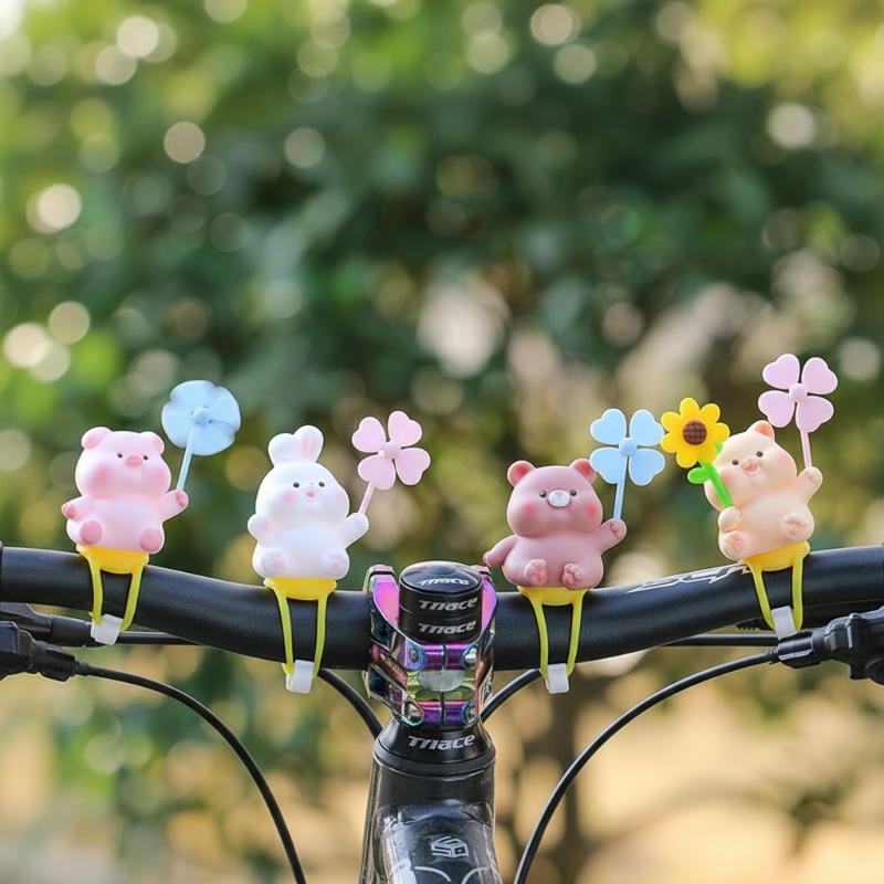 自転車ハンドルバー装飾品 面白い耐久性のあるPVC装飾品 子 - Commuter Cycling のレビューと価格