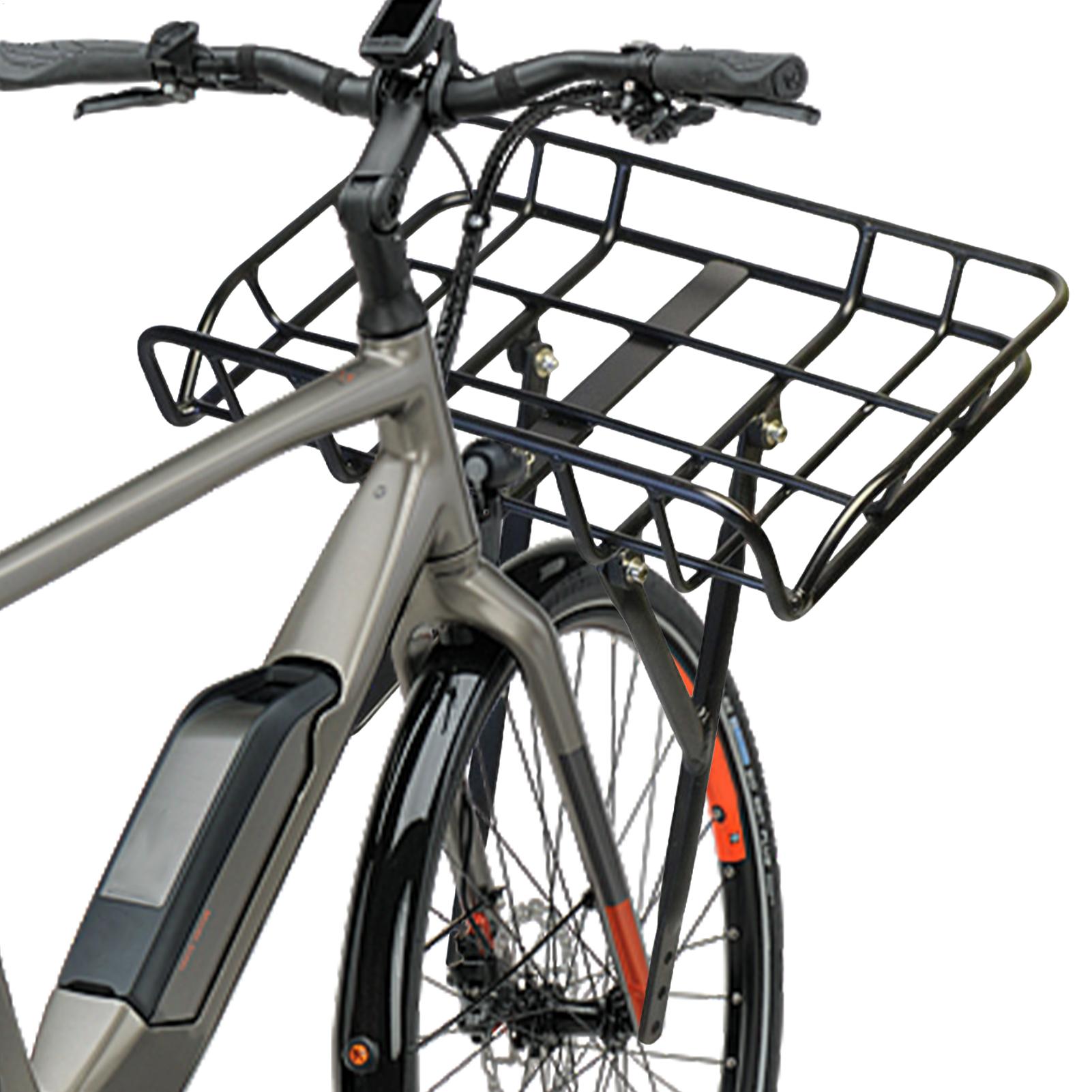クイックリリース式フロントバイクバスケット 大容量メタルカー - Commuter Cycling のレビューと価格